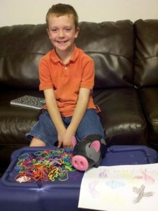 My lil' 2nd grade entrepreneur