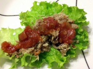 carnitas lettuce wrap