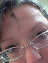 An ash cross (albeit smudged) to remind me that I came from dust and will return to dust.